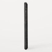 Zwart & Bruin  Faux Leather Case-Mate iPhone Case (Achterkant/links)