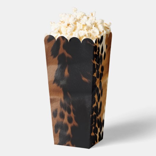 Zwart Bruin Goud Koeienhuid Bedankdoosjes (Popped)