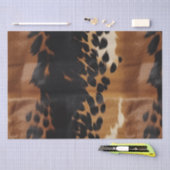 Zwart Bruin Goud Koeienhuid Tissuepapier (Craft)