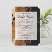 Zwart Bruin Goud Koeienhuid Zuidwesten Kaart (Staand voorkant)