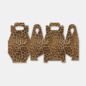 Zwart Bruin Leopard Favor Box Bedankdoosjes (Uitgevouwen)