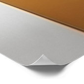 Zwart Bruin Minimalistisch Abstract Landschap Poster (Hoek)