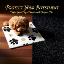 Zwart-bruine hondenpootjes