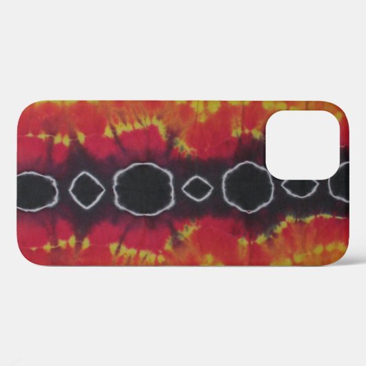 Zwart Bubbles Tie Dye Case-Mate iPhone Case (Achterkant (horizontaal))