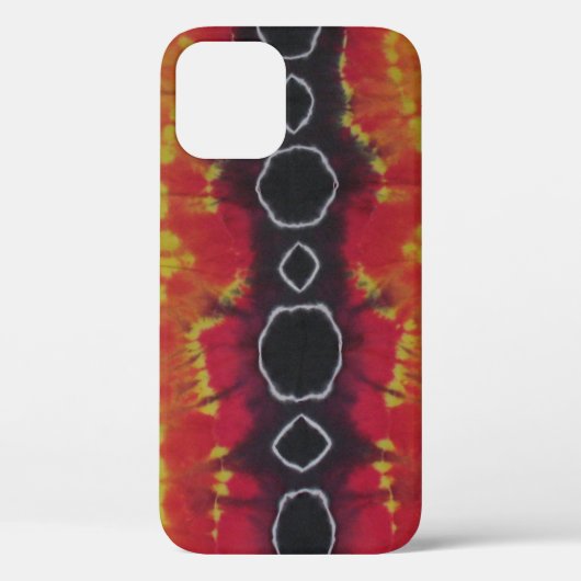 Zwart Bubbles Tie Dye Case-Mate iPhone Case (Achterkant)