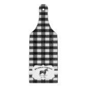 Zwart Buffel Plaid Boerderij Paardensnijplank Snijplank (Voorkant)