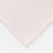 Zwart Bunny Blowing Pink Bubble Gum Schattige Spee Fleece Deken (Hoek)