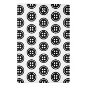 Zwart Button Mini Klembord (Achterkant)