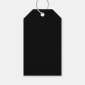 Zwart Cadeaulabel (Voorkant)