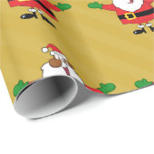 Zwart cadeaupapier voor Santa Hugs (Rol Hoek)