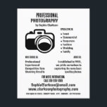 Zwart camerapictogram, fotograaf, fotografische hi flyer<br><div class="desc">Zwart camerapictogram,  fotograaf,  fotografie Adverteren broers door de winkel van het Visitekaartje.</div>