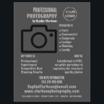 Zwart camerapictogram, fotograaf, fotografische hi flyer<br><div class="desc">Zwart camerapictogram,  fotograaf,  fotografie Adverteren broers door de winkel van het Visitekaartje.</div>