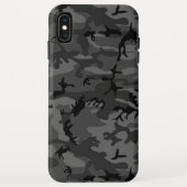 Zwart Camo Patroon Case-Mate iPhone Case (Achterkant)