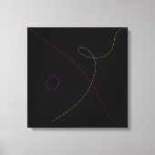 Zwart Canvas Afdruk (Voorkant)
