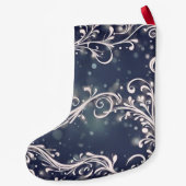 Zwart Capped Caique Parrot Pet Bird Blue Swirl Kleine Kerstsok (Achterkant)