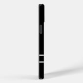 Zwart Case-Mate iPhone Case (Achterkant / Rechts)