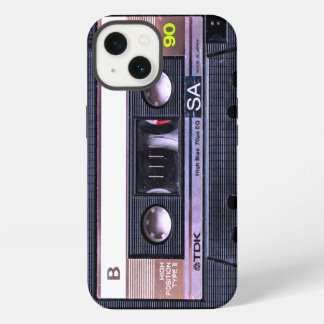 Zwart Cassettebandje iPhone 13 Hoesje