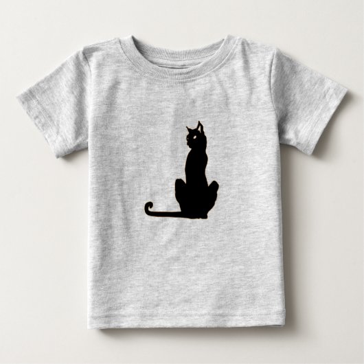 Zwart Cat Ringer T-shirt (Voorkant)