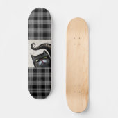 ZWART CAT Skateboard Deck (Voorkant)