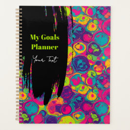 Zwart | Chic Multikleur Doelen Planner