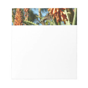 Zwart-Chinese Hummingbird in vlucht Notitieblok