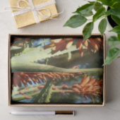 Zwart-Chinese Hummingbird in vlucht Tissuepapier (Geschenk)