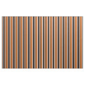 Zwart, Chocolade, Lichte Zalm, en Witte Strepen Stof (Fat Quarter)
