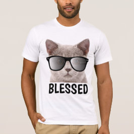 ZWART, Christelijk Kat Lover T-Hemden T-shirt