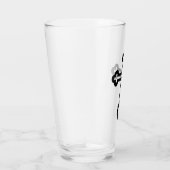 Zwart Christelijk kruis Glas (Rechts)
