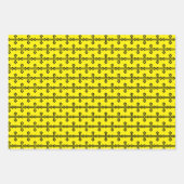 Zwart Christelijk kruis Inpakpapier Vel (Voorkant)