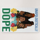 Zwart Christelijk Unapologetisch Dope-vrienden Legpuzzel (Horizontaal)
