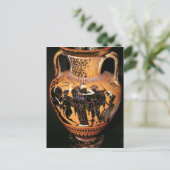 Zwart-cijferige zwelling briefkaart (Staand voorkant)