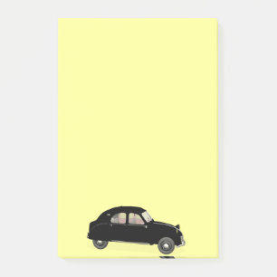 Zwart Citroën 2CV Post-it® Notes