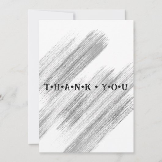 Zwart Classic Retro Auto  Aquarel Bedankkaart (Achterkant)