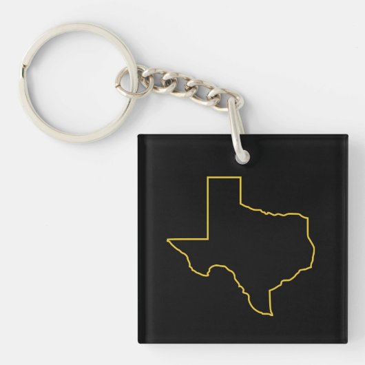 Zwart Classic Texas Sleutelhanger (voorkant)