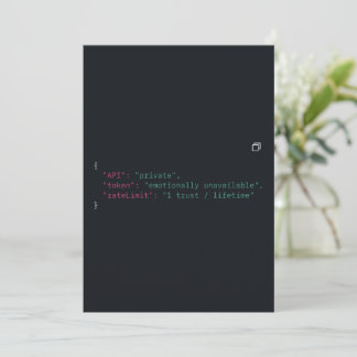 Zwart code-geïnspireerde aangepaste uitnodiging
