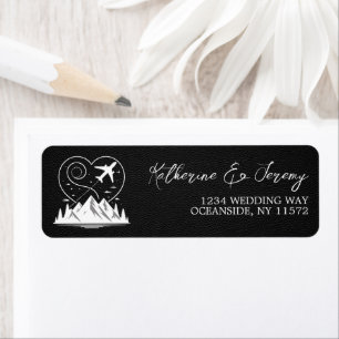 Zwart Colorado Passport Etiket