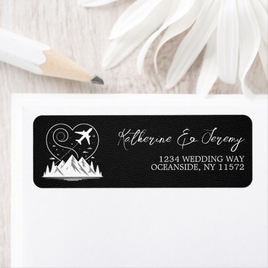 Zwart Colorado Passport Etiket (Insitu)