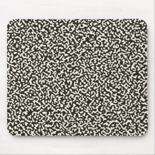 Zwart comppositietboek naadloos patroon muismat