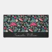 Zwart  Cottagecore Bureaumat (Voorkant)