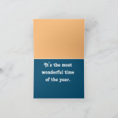 Zwart Cowboy Cowgirl Kinder Met Paard Vrolijk Kers Feestdagen Kaart (Binnen)