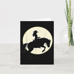Zwart Cowgirl Western Rodeo Melanin Zwart Geschied Kaart