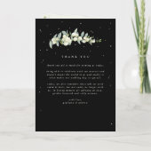 Zwart/Cream Bes en Eucalyptus Wintertrouw Programma (Achterkant)