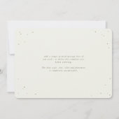 Zwart/Cream Sneeuwbes+Eucalyptus trouwfoto Bedankkaart (Achterkant)