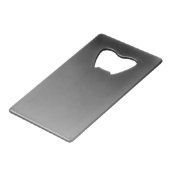Zwart Creditkaart Flessenopener (Achterkant Gekanteld)