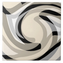 Zwart Crème en Grijs