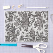 Zwart & Crème Frans Toille Design Tissuepapier (Craft)