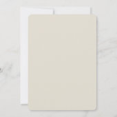 Zwart & Crème Witte Hydrangea Bruidsdouche Kaart (Achterkant)