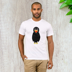 Zwart Crow Mannen T-shirt