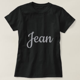 Zwart Custom Naam Vrouwen T-shirt